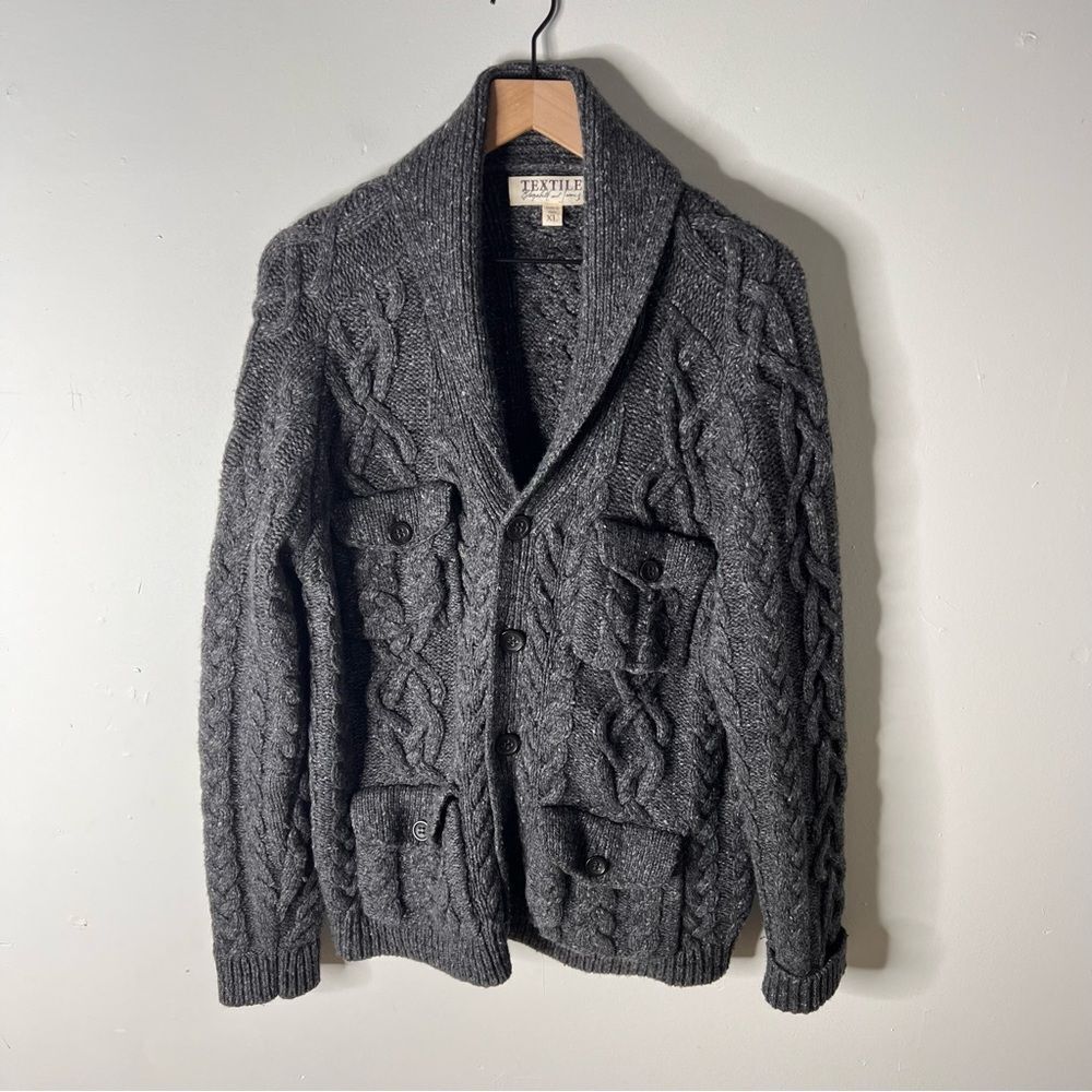 TEXTILE Elizabeth and James Charcoal Knit Sweater